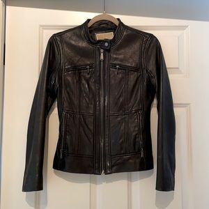 Michael Khors XS leather jacket